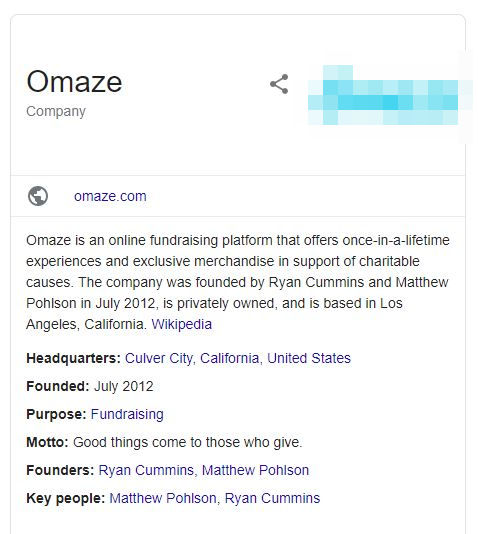 Omaze Scam - Fundraising